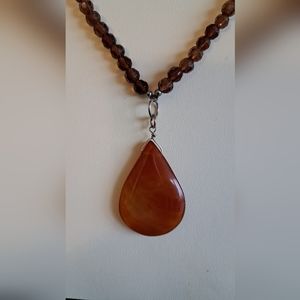 Carnelian Gemstone Necklace